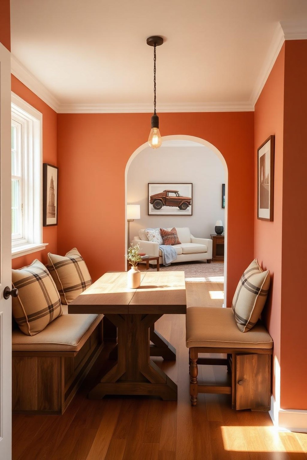 27. Cozy Breakfast Nook Adjacent to the Living Room