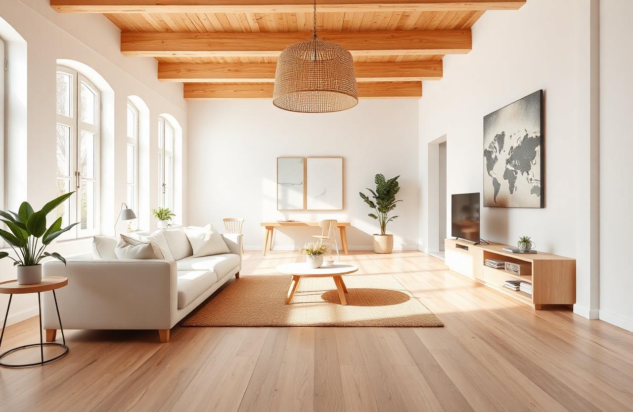 25. The Ultimate White and Wood Apartment — Every Room in Harmony