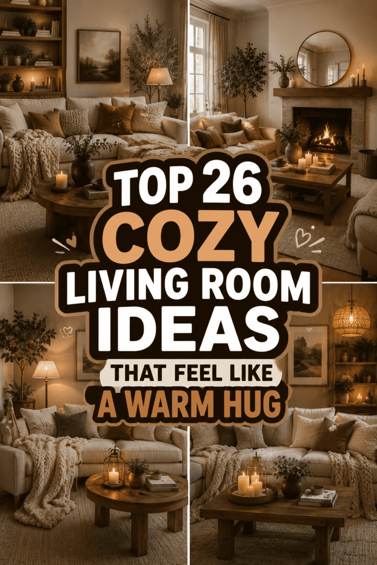 26 Cozy Living Room Ideas That Make Your Home Feel Warm