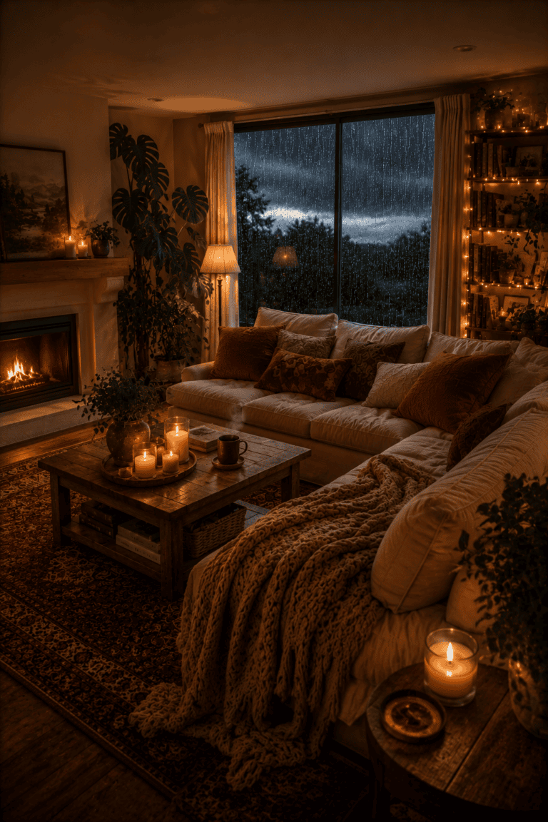 15 Rainy Day Cozy Living Room Ideas That Make You Never Want to Go Outside