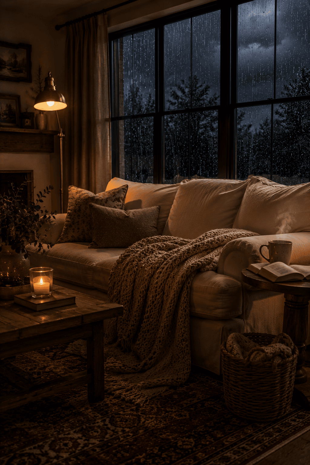 15 Rainy Day Cozy Living Room Ideas That Make You Never Want to Go Outside — inspiration 1 of 15