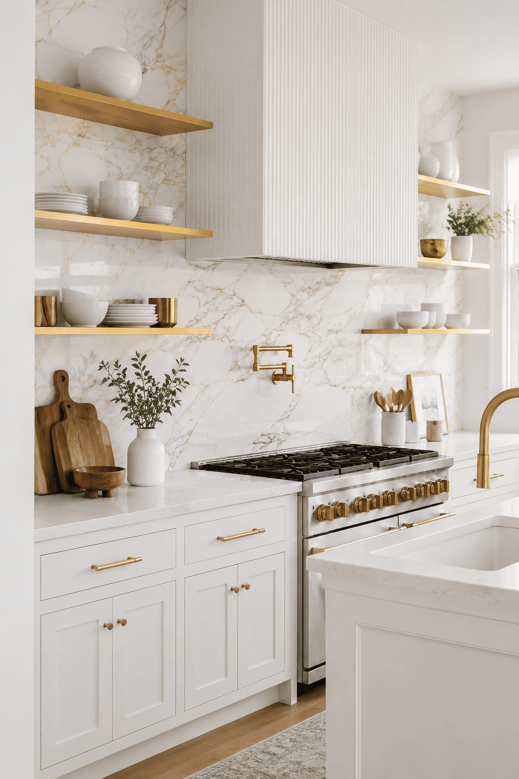 25 White Kitchen Design Ideas with Gold Accents for a Luxurious Look — inspiration 18 of 25