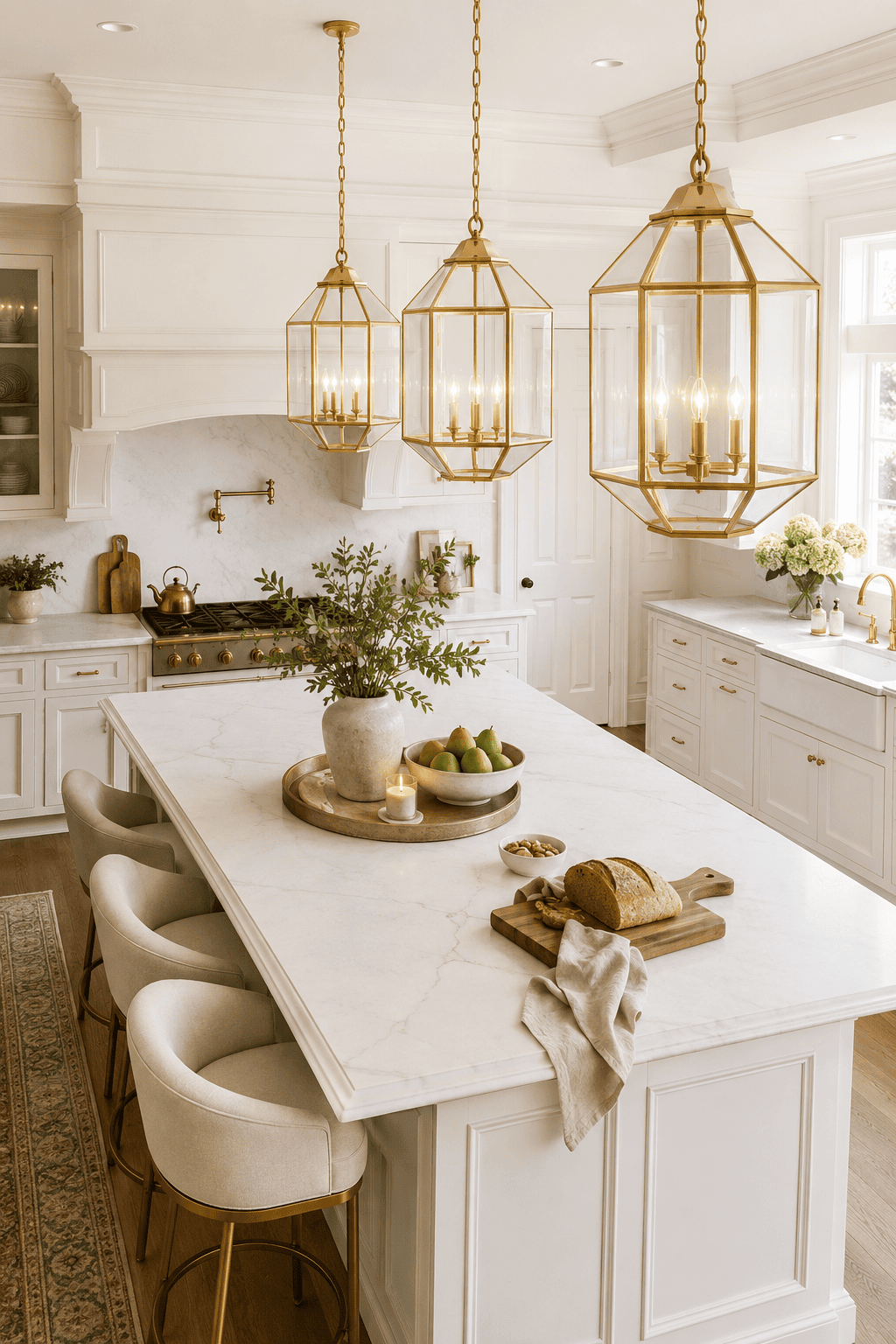25 White Kitchen Design Ideas with Gold Accents for a Luxurious Look — inspiration 22 of 25