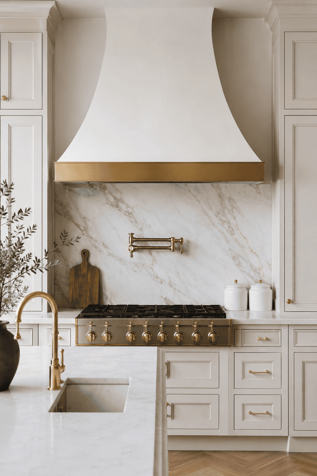 25 White Kitchen Design Ideas with Gold Accents for a Luxurious Look — inspiration 11 of 25