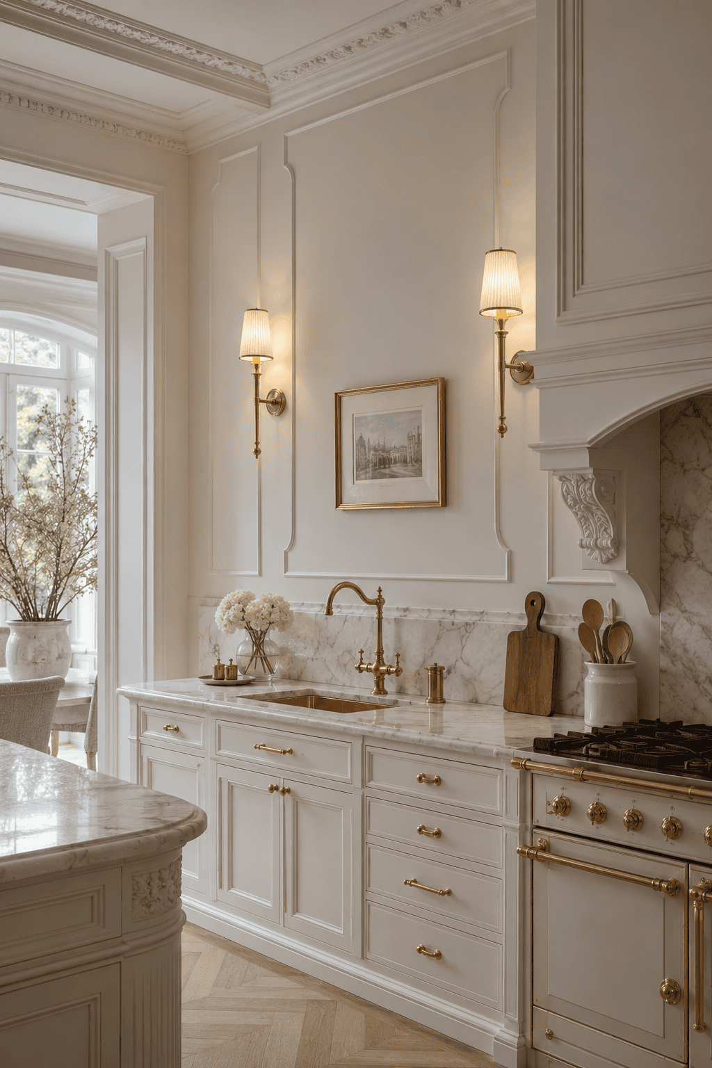 25 White Kitchen Design Ideas with Gold Accents for a Luxurious Look — inspiration 14 of 25