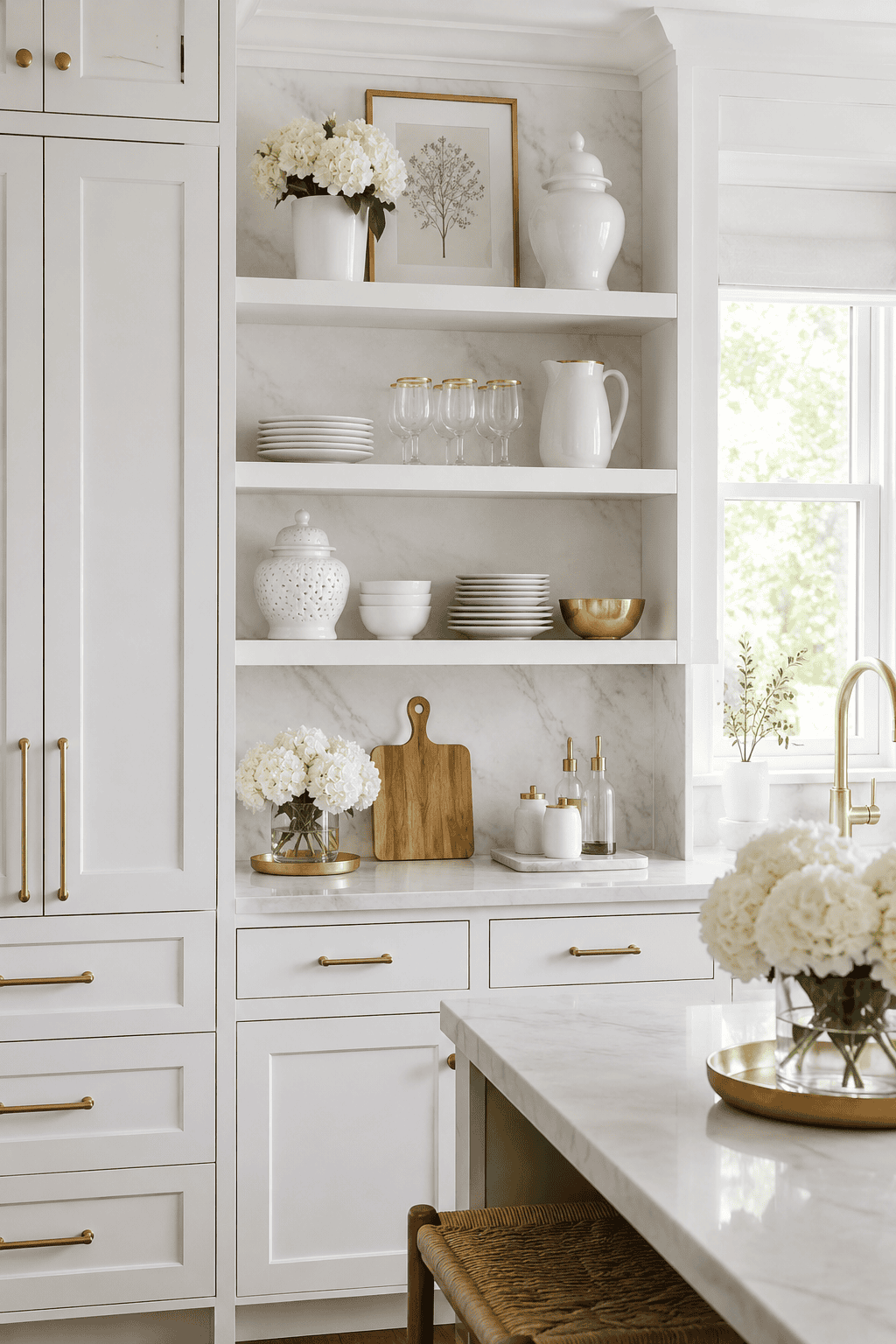 25 White Kitchen Design Ideas with Gold Accents for a Luxurious Look — inspiration 6 of 25