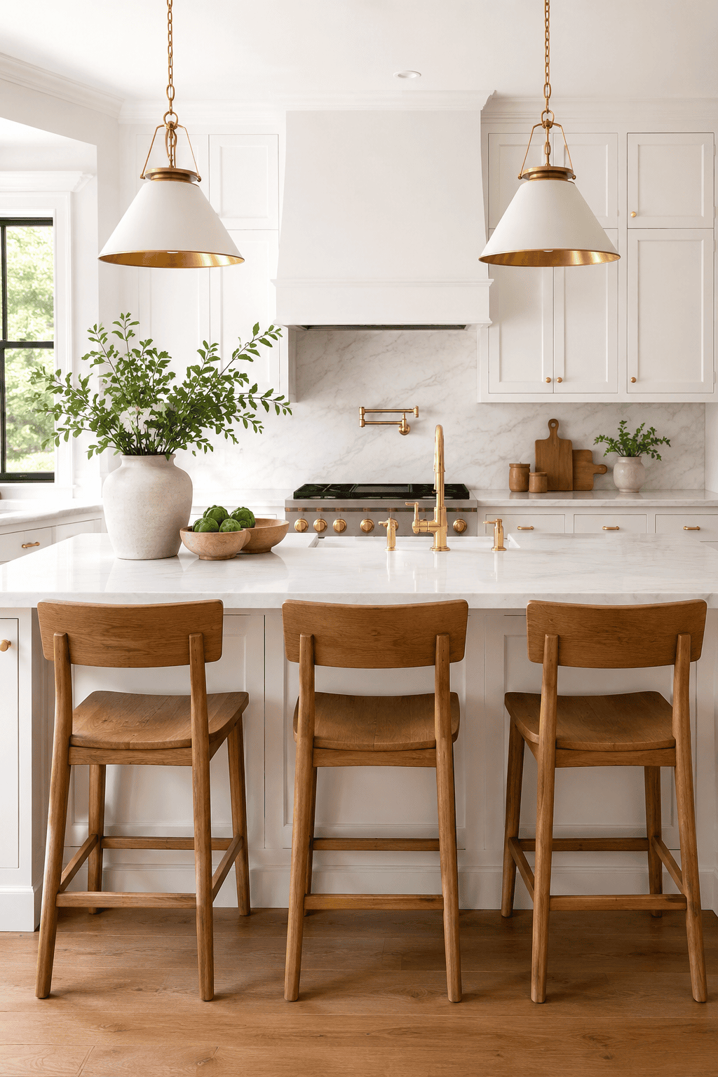 25 White Kitchen Design Ideas with Gold Accents for a Luxurious Look — inspiration 4 of 25