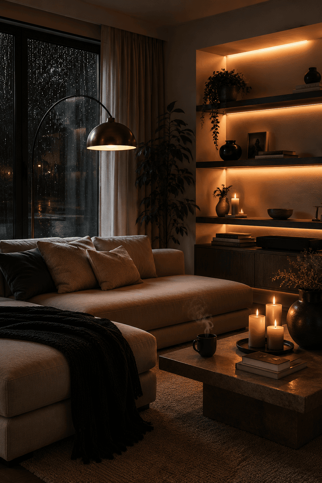 24 Warm Cozy Living Room Lighting Ideas You Will Love — inspiration 5 of 24