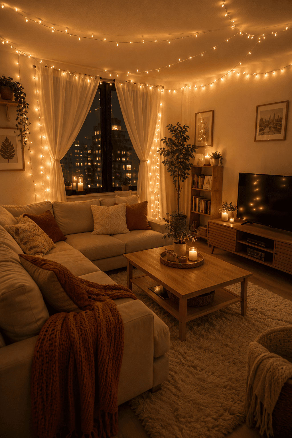 24 Warm Cozy Living Room Lighting Ideas You Will Love — inspiration 9 of 24
