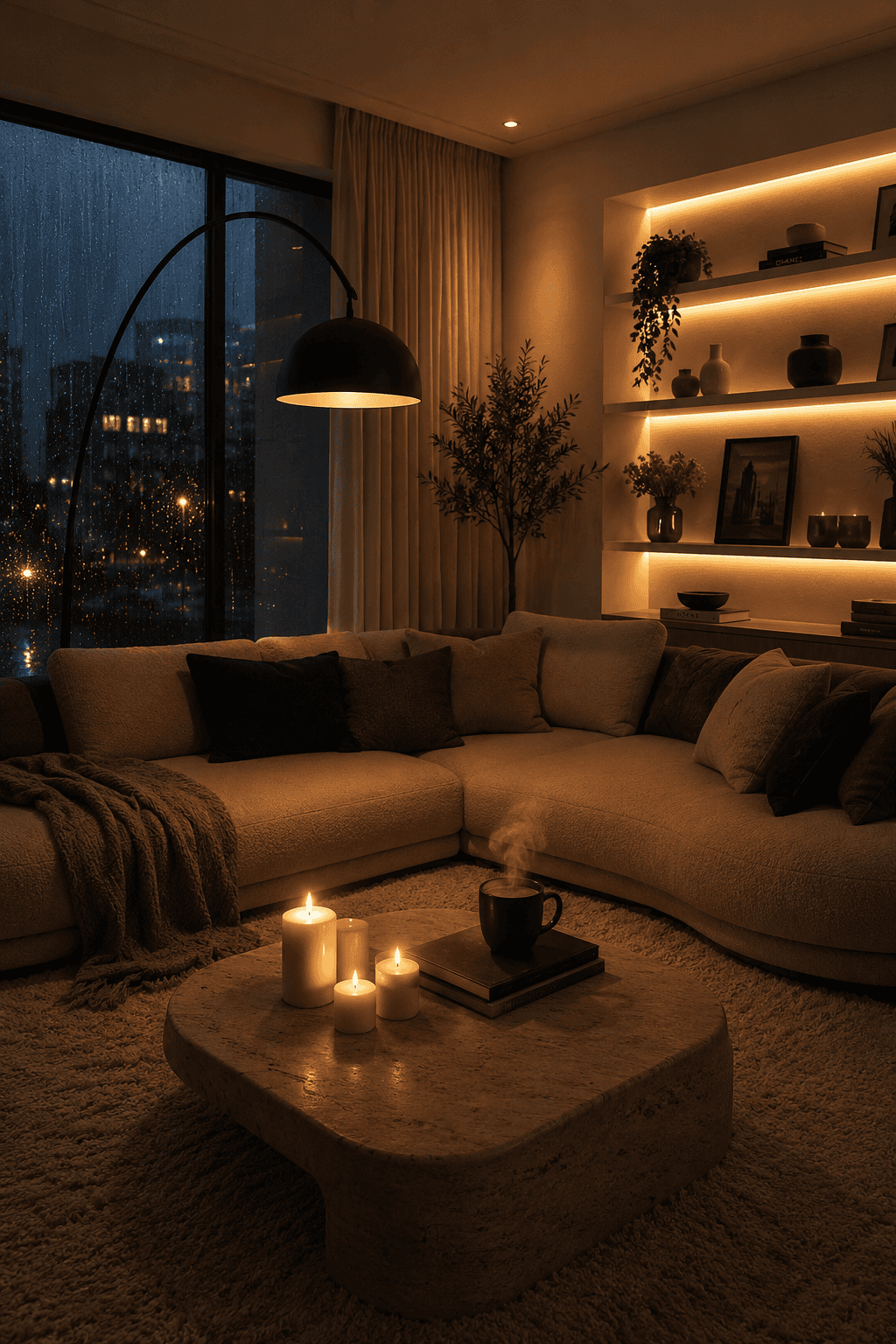 24 Warm Cozy Living Room Lighting Ideas You Will Love — inspiration 13 of 24
