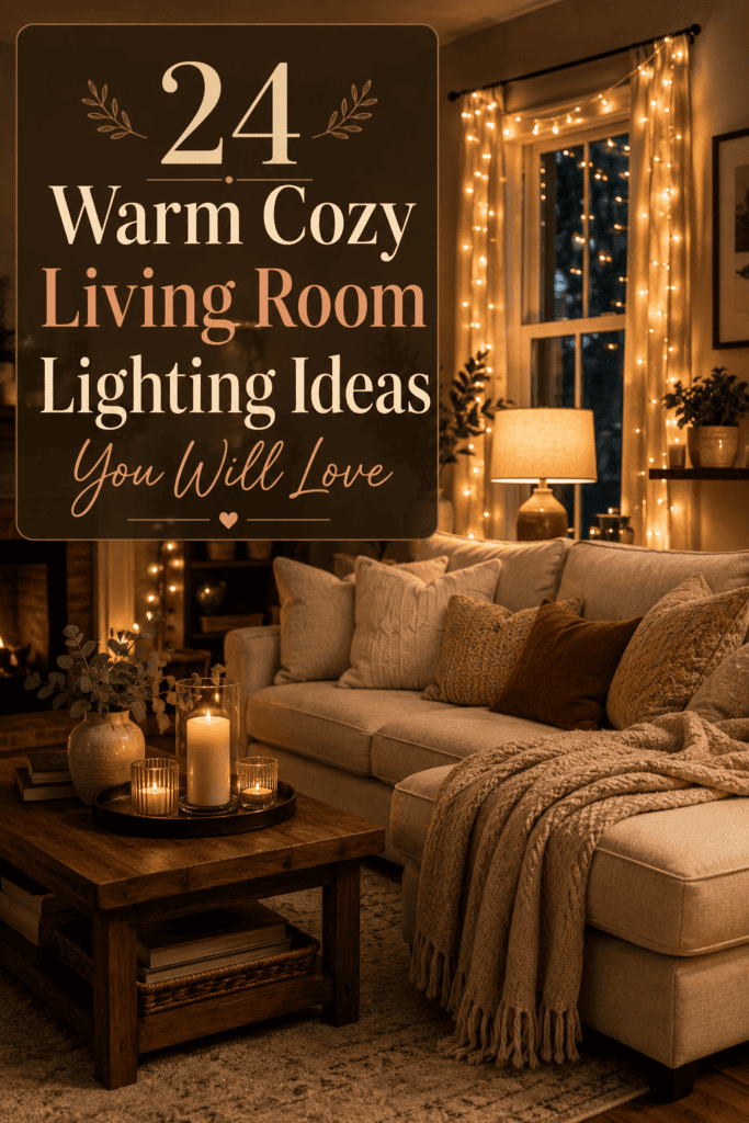 24 Warm Cozy Living Room Lighting Ideas You Will Love