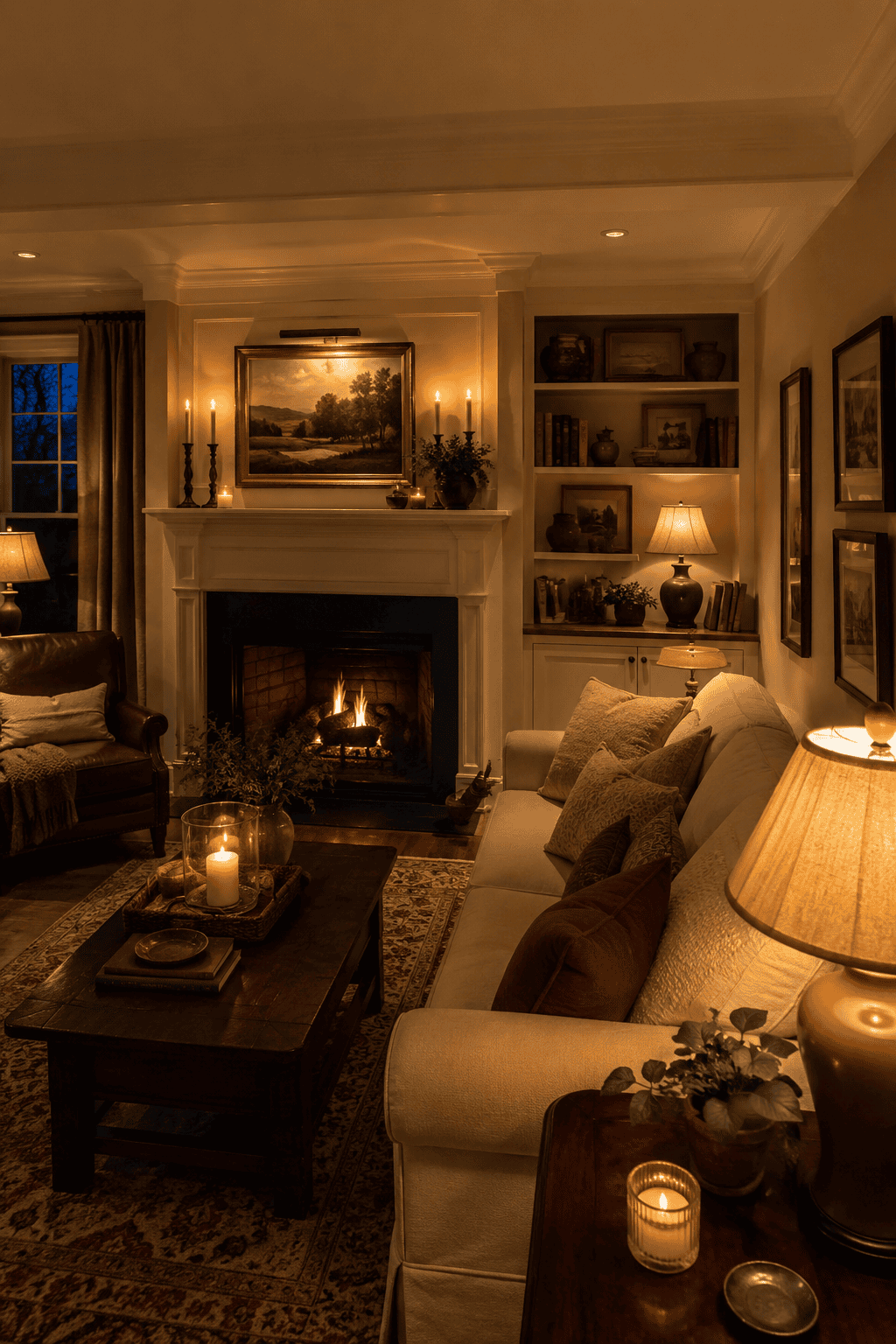 22 Beautiful Cozy Living Room Ideas with Warm Golden Lighting — inspiration 1 of 22