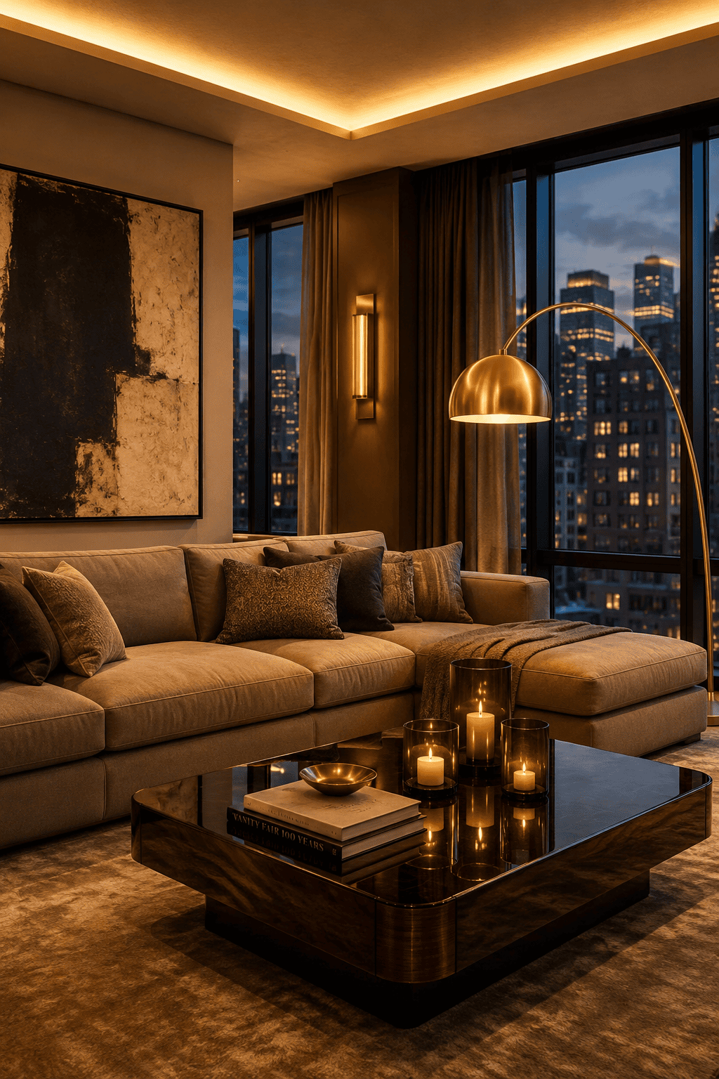 22 Beautiful Cozy Living Room Ideas with Warm Golden Lighting — inspiration 15 of 22