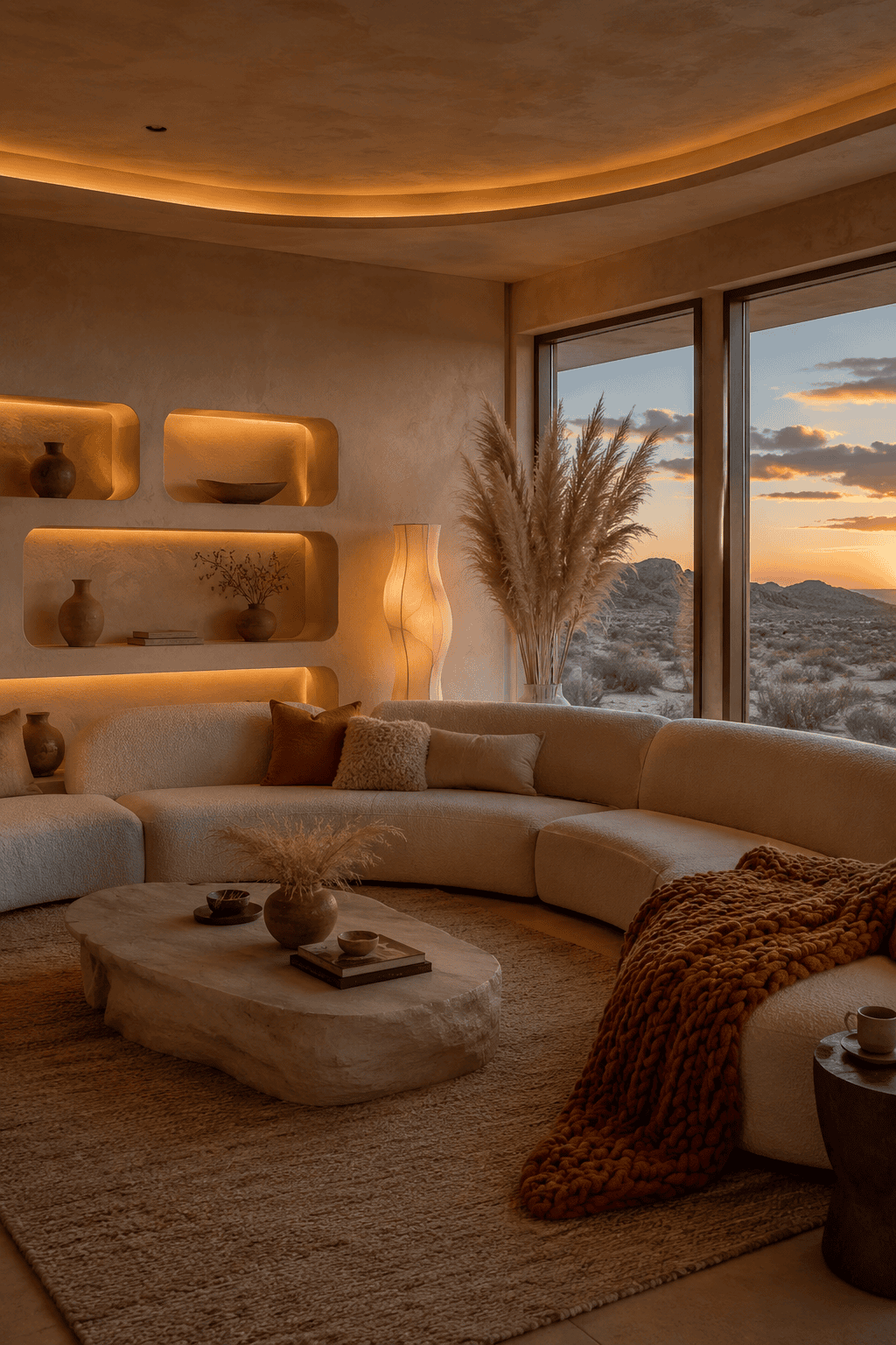 22 Beautiful Cozy Living Room Ideas with Warm Golden Lighting — inspiration 20 of 22