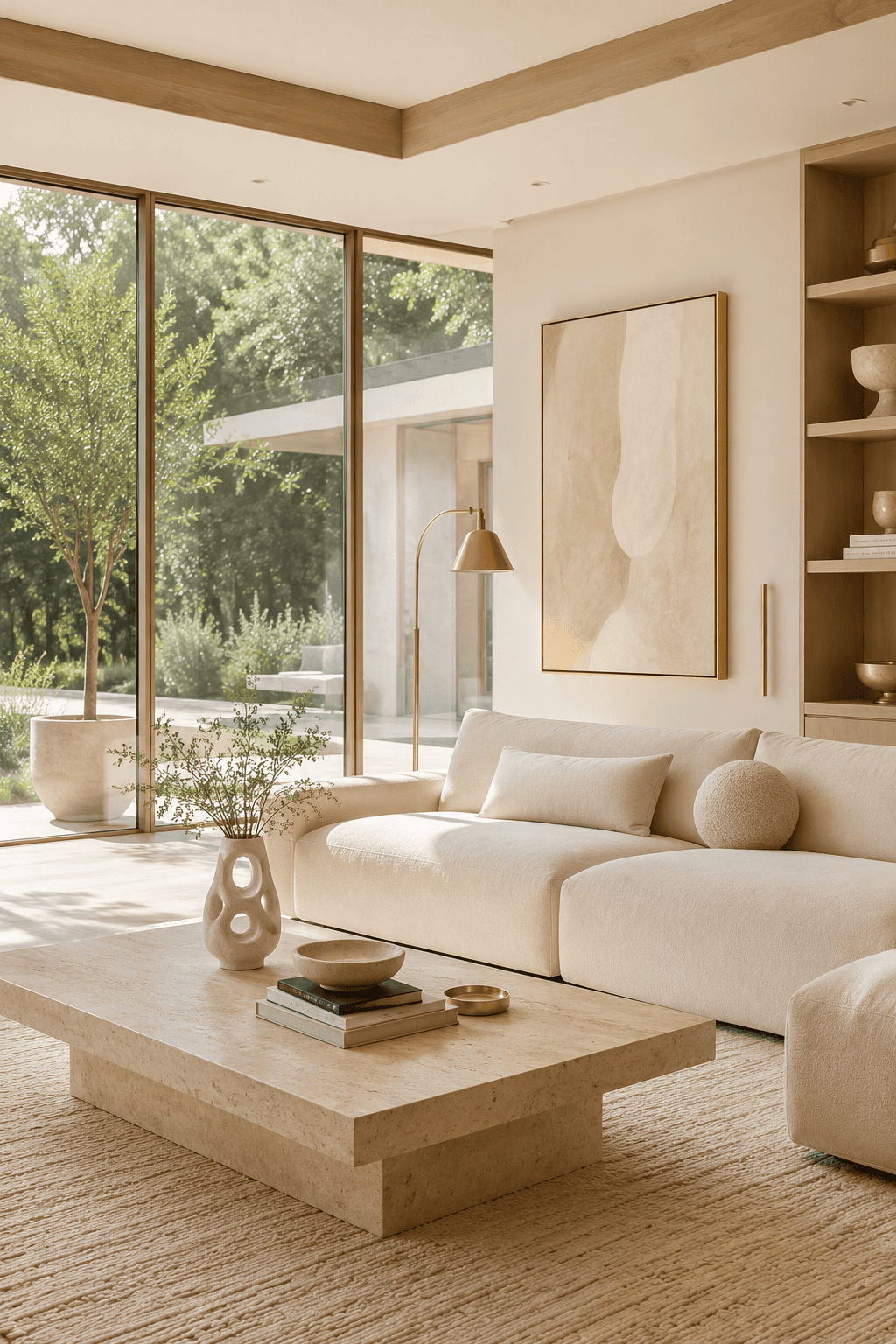 23 Cream and Gold Living Room Ideas for a Soft Luxury Look — inspiration 3 of 23