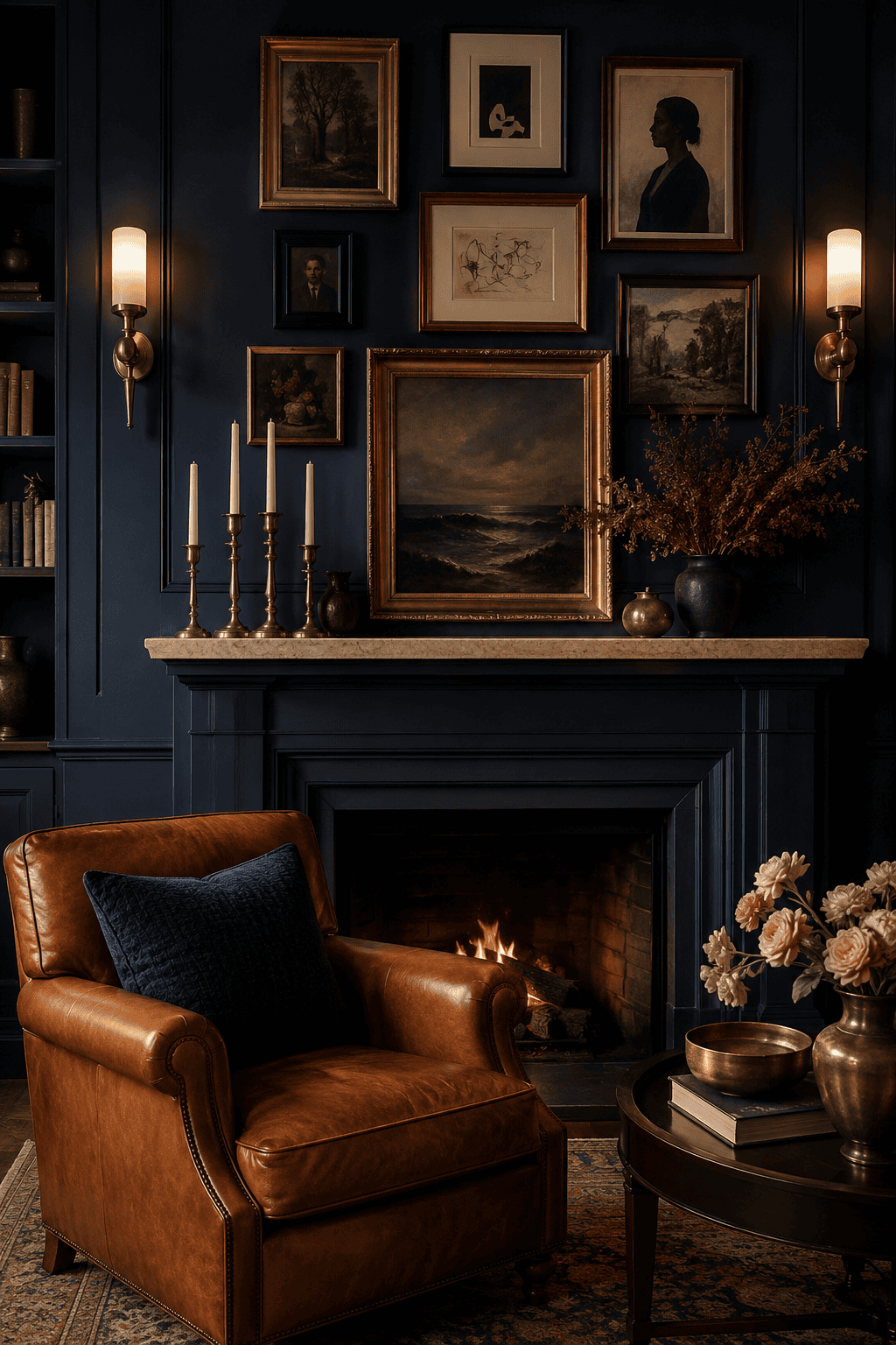 How Navy Blue & Burnished Brass Living Rooms Elevate a Home Beyond Pretty Decor — inspiration 18 of 20