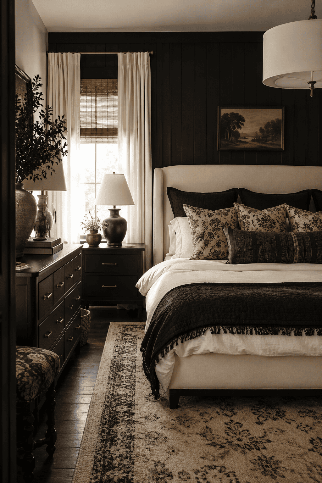 How to Style Black & Cream Bedroom So the Room Feels Collected, Not Copied — inspiration 4 of 13