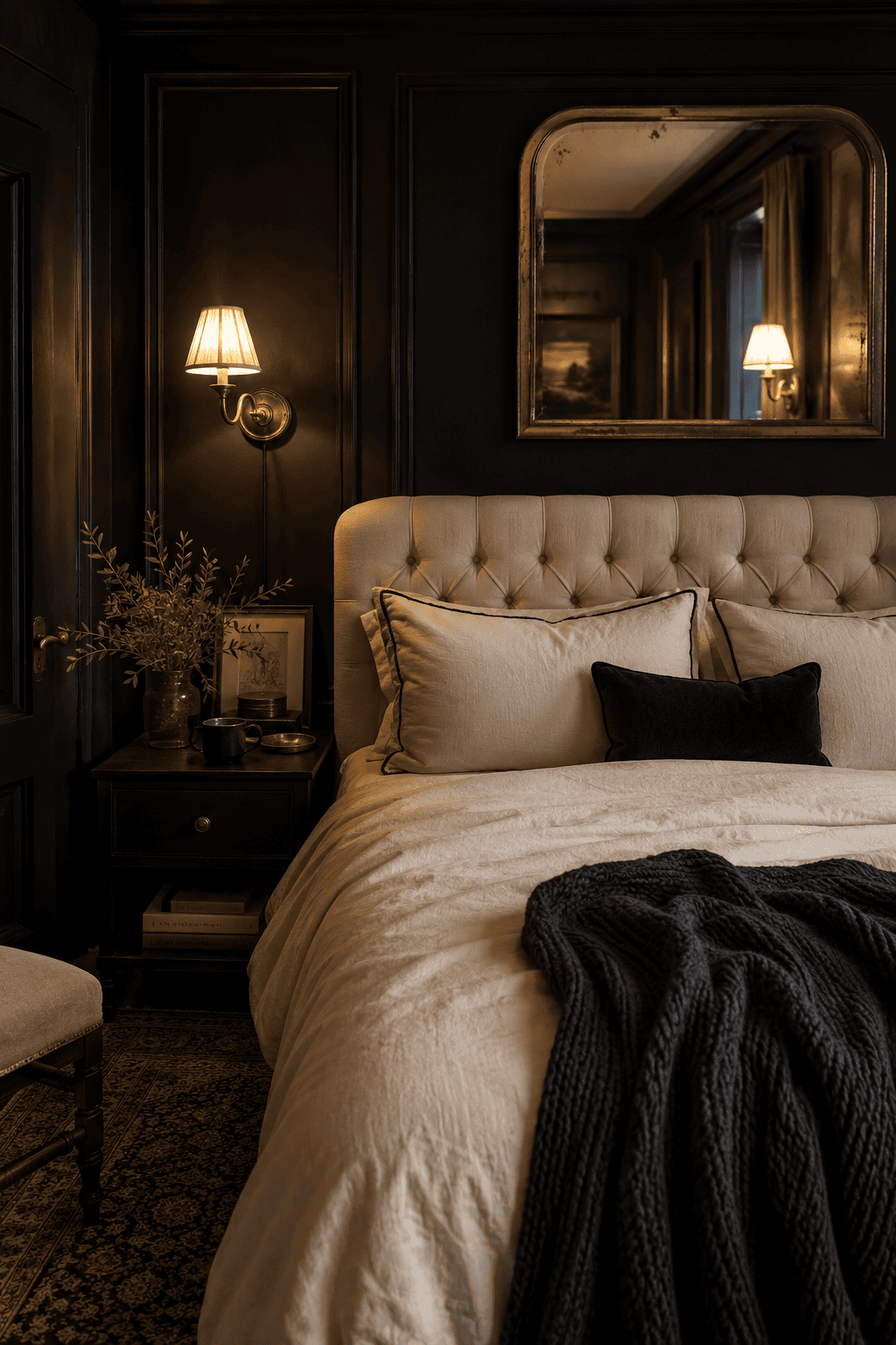 How to Style Black & Cream Bedroom So the Room Feels Collected, Not Copied — inspiration 10 of 13