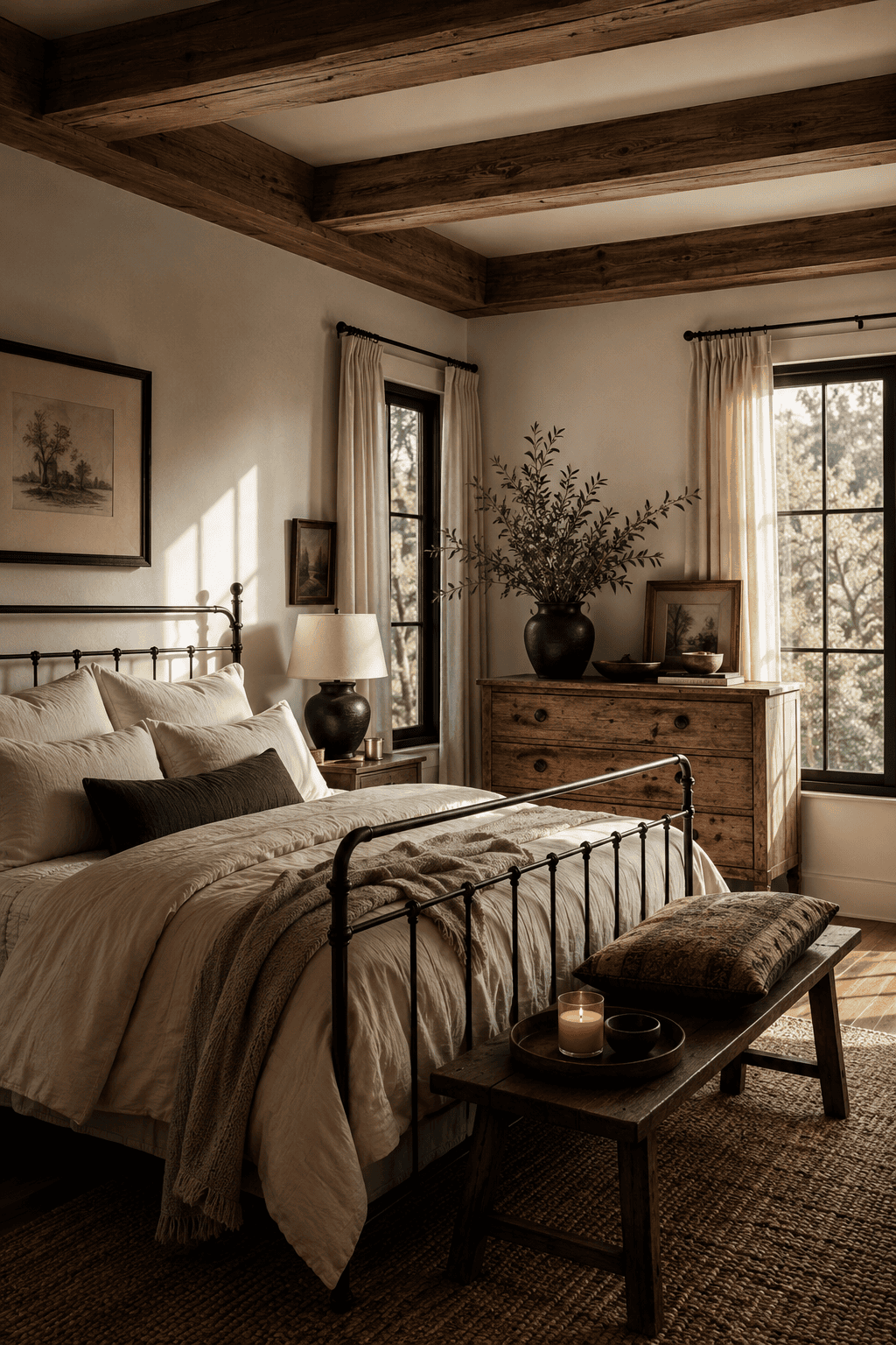 How to Style Black & Cream Bedroom So the Room Feels Collected, Not Copied — inspiration 12 of 13