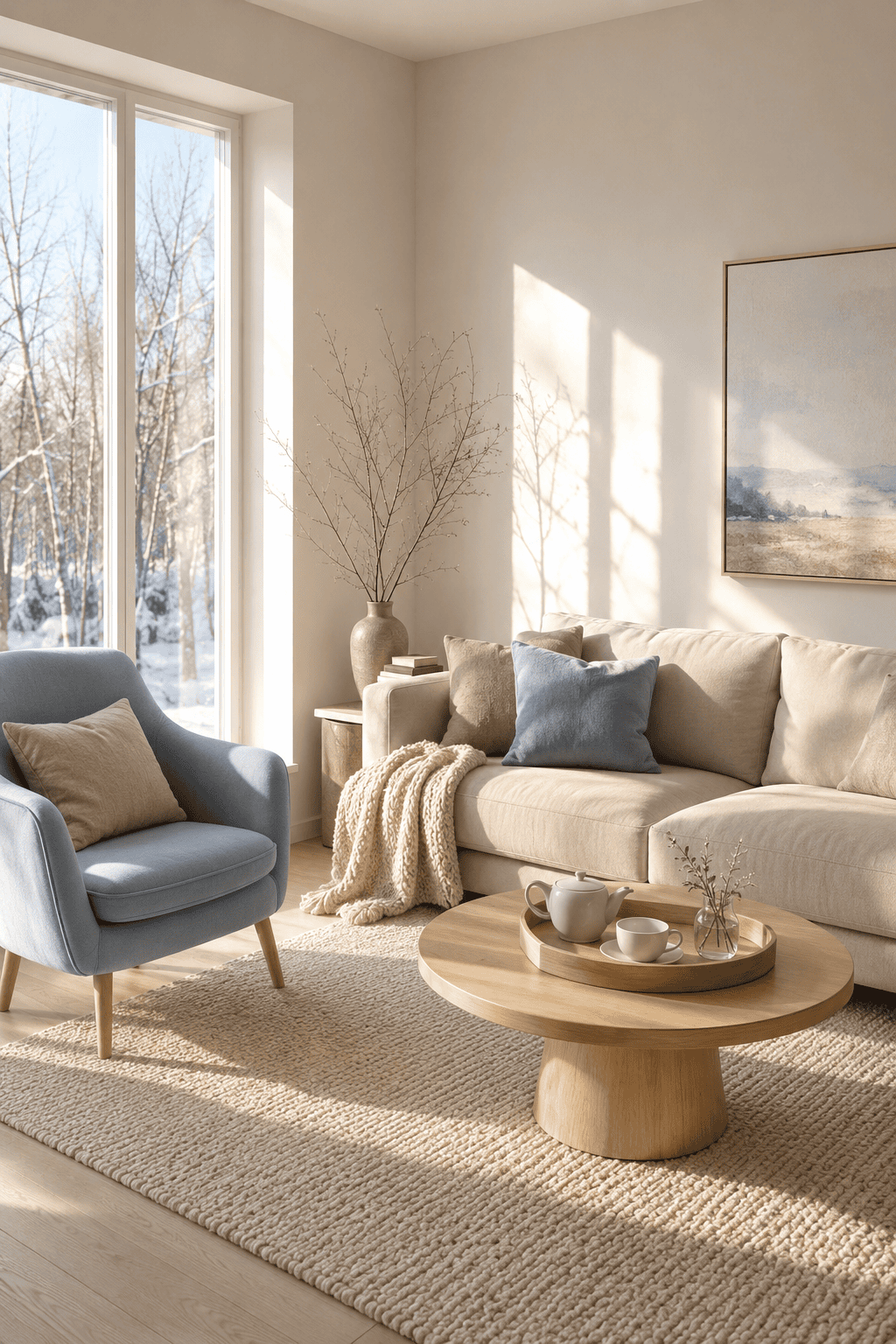 Blue and Beige Living Rooms for the Woman Who Is Ready for a Space That Finally Feels Intentional — inspiration 3 of 16