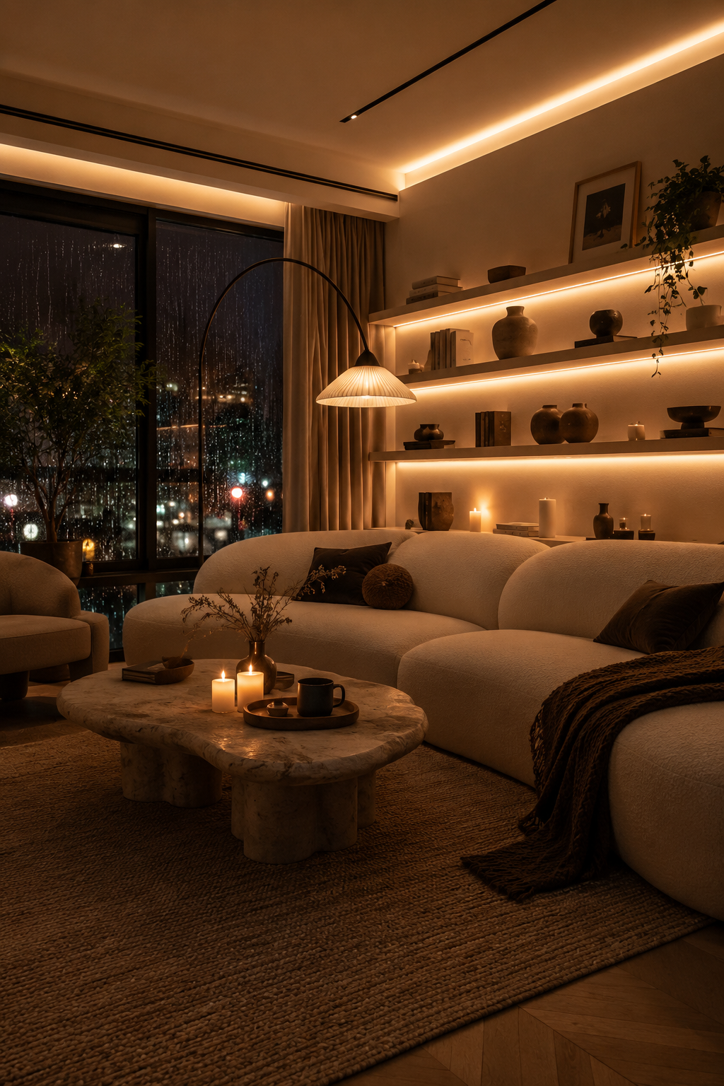 24 Warm Cozy Living Room Lighting Ideas You Will Love — inspiration 21 of 24