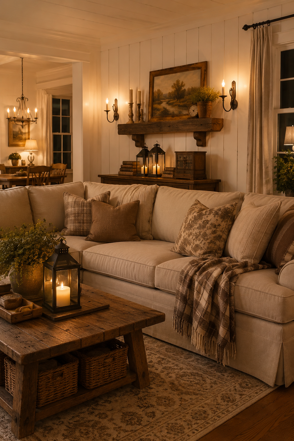 22 Beautiful Cozy Living Room Ideas with Warm Golden Lighting — inspiration 14 of 22