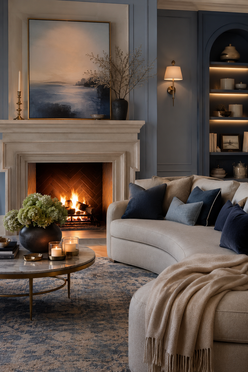 Blue and Beige Living Rooms for the Woman Who Is Ready for a Space That Finally Feels Intentional — inspiration 8 of 16
