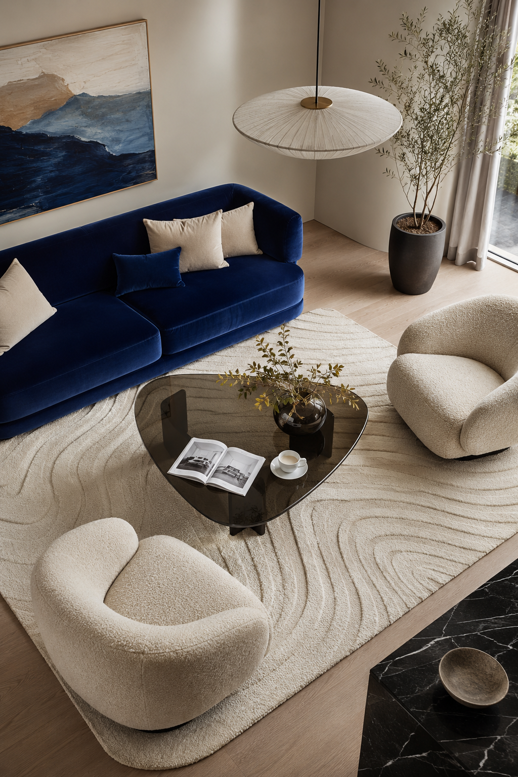 Blue and Beige Living Rooms for the Woman Who Is Ready for a Space That Finally Feels Intentional — inspiration 13 of 16