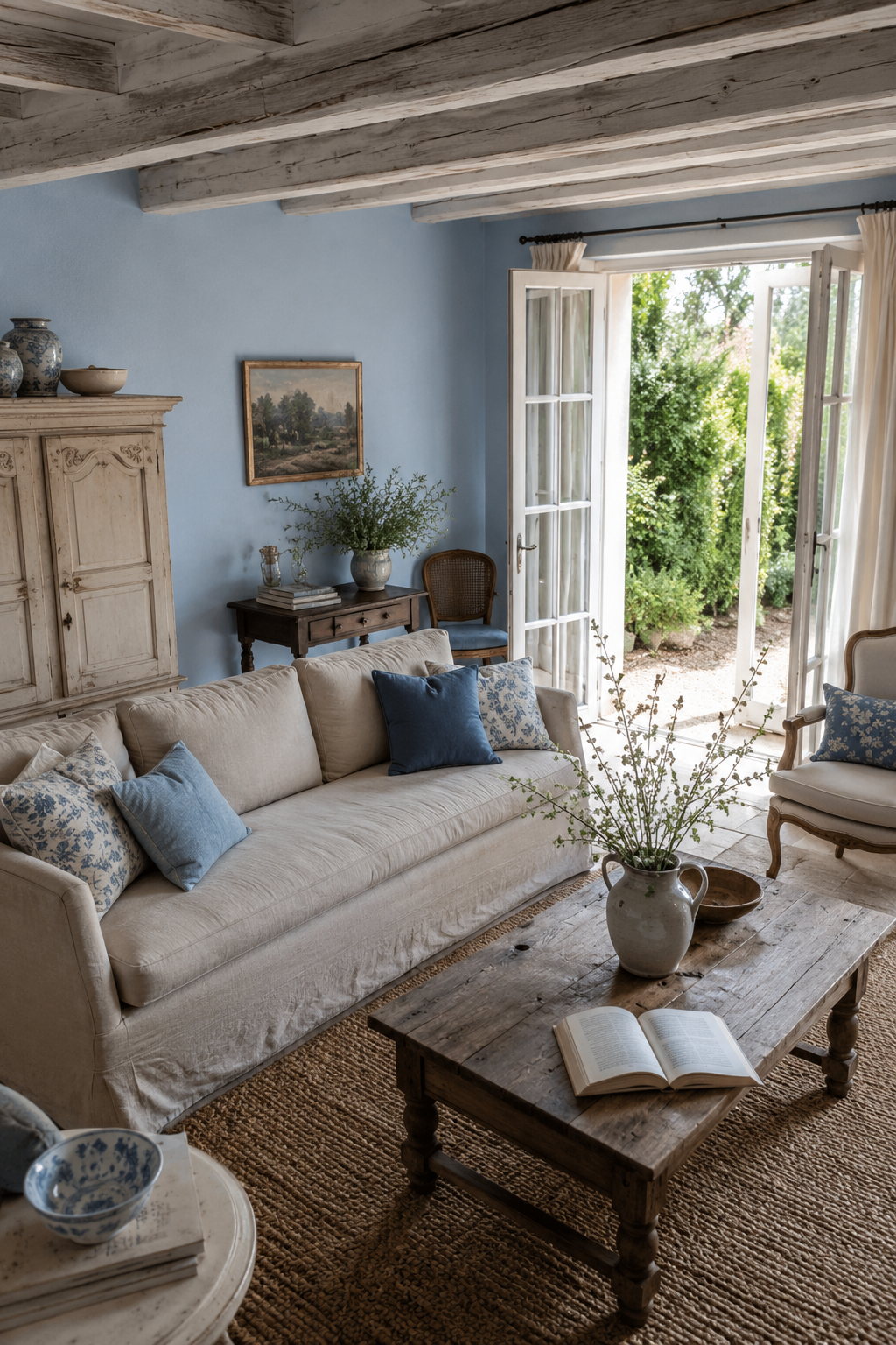 Blue and Beige Living Rooms for the Woman Who Is Ready for a Space That Finally Feels Intentional — inspiration 11 of 16