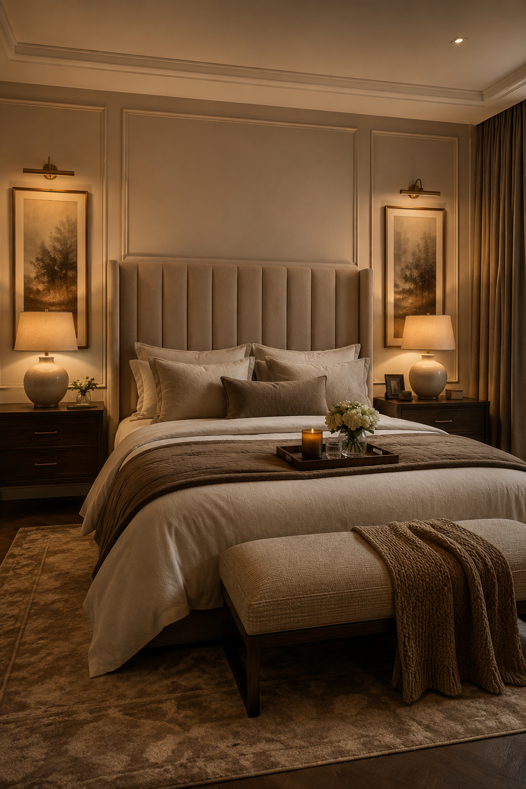 Warm Neutral Bedroom Ideas with Soft Linen and Calm Lighting — inspiration 15 of 19