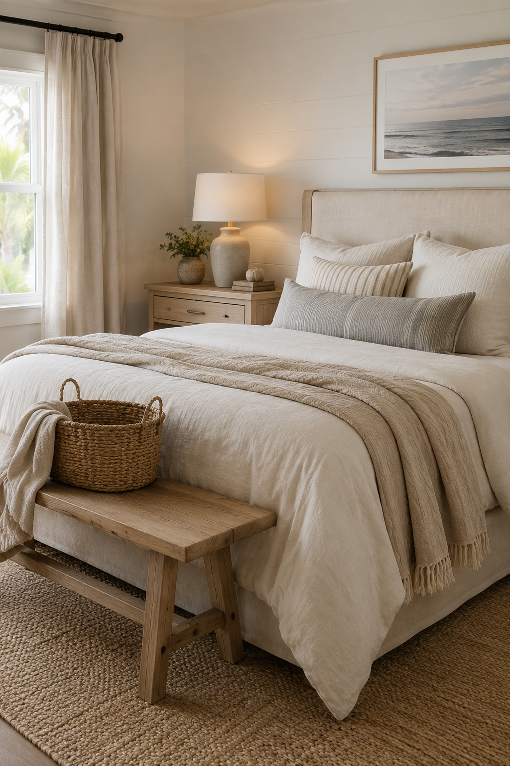 Warm Neutral Bedroom Ideas with Soft Linen and Calm Lighting — inspiration 13 of 19