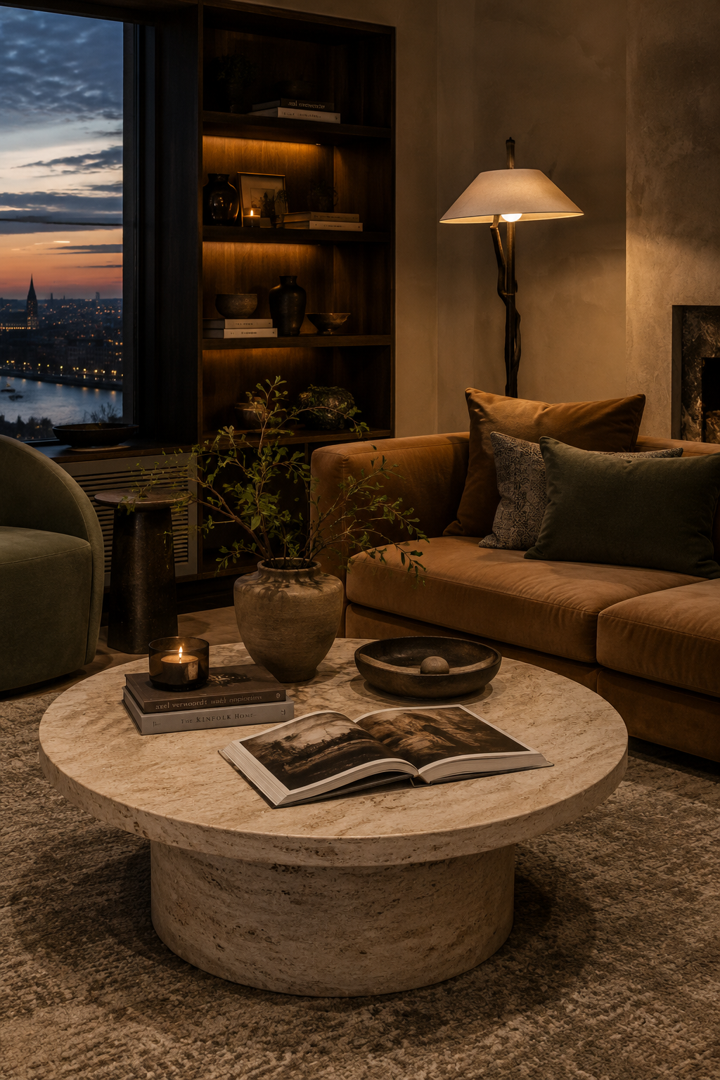 Travertine Coffee Table Living Room Ideas with a Cozy Luxury Feel — inspiration 10 of 10