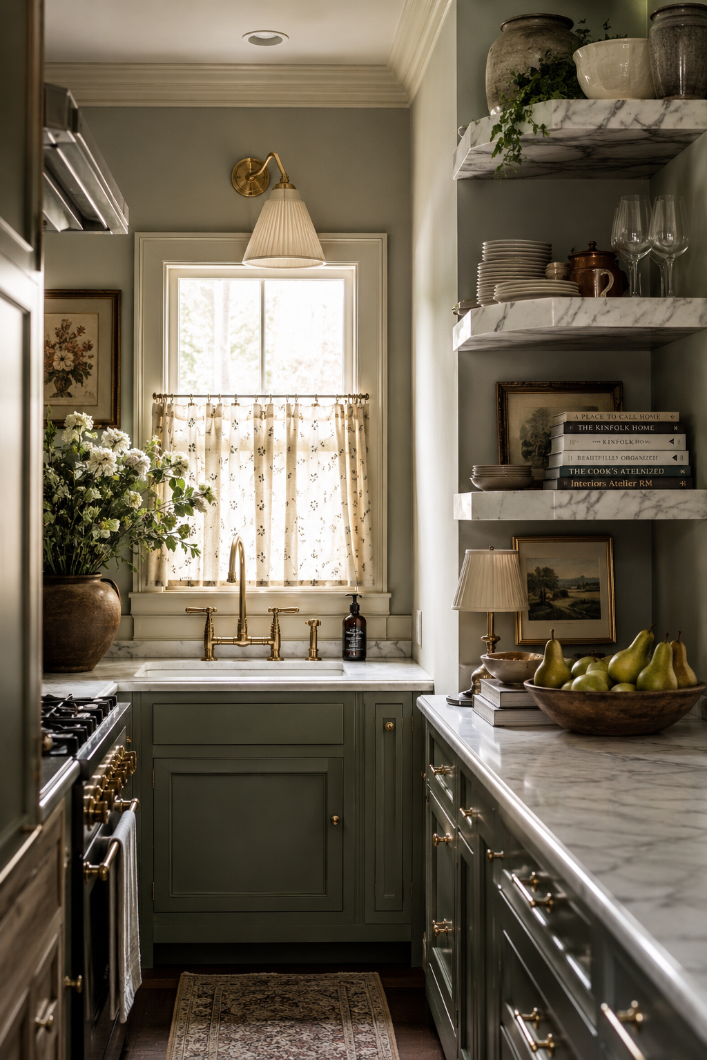 32 Small Luxury Kitchen Ideas with Marble Shelves and Soft Light — inspiration 11 of 32