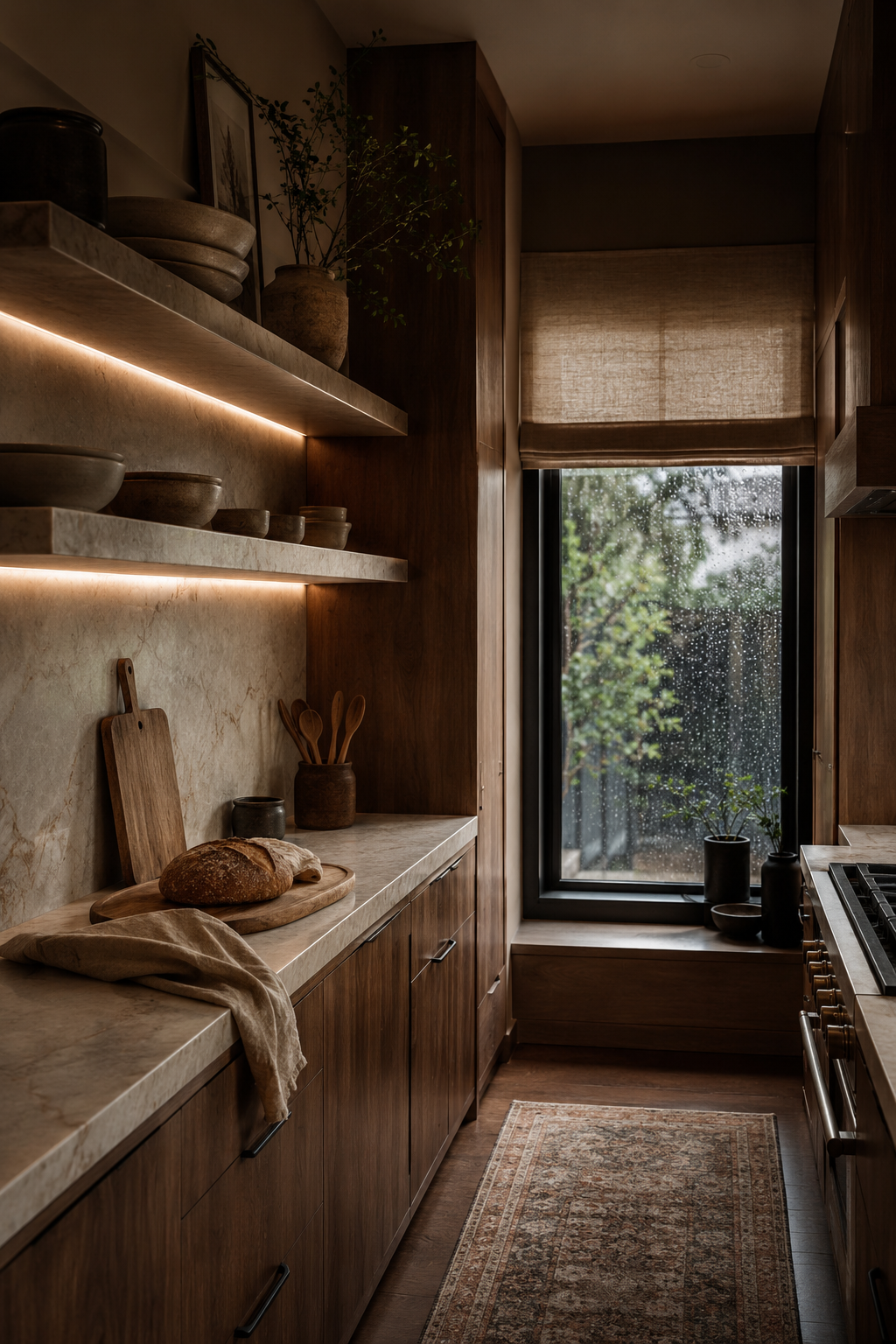 32 Small Luxury Kitchen Ideas with Marble Shelves and Soft Light — inspiration 24 of 32