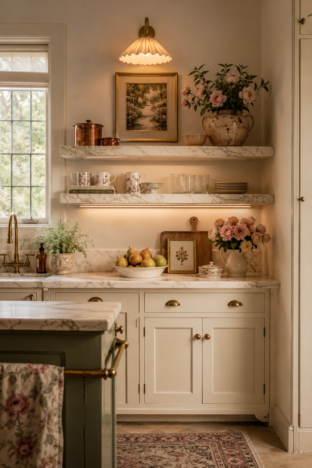 32 Small Luxury Kitchen Ideas with Marble Shelves and Soft Light — inspiration 27 of 32