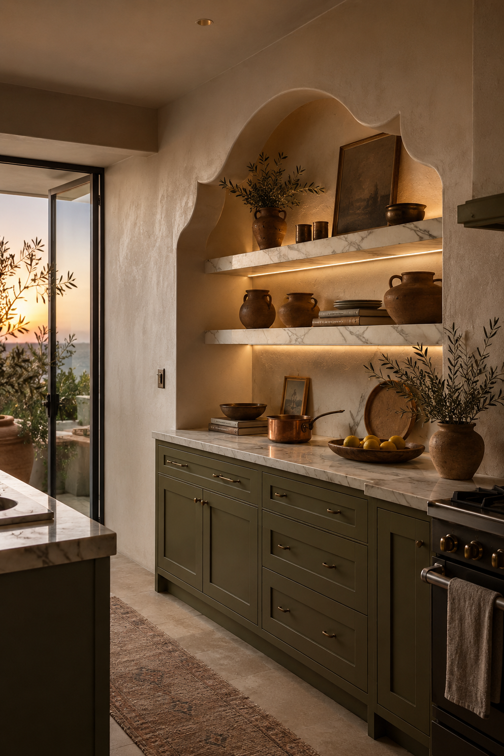 32 Small Luxury Kitchen Ideas with Marble Shelves and Soft Light — inspiration 32 of 32