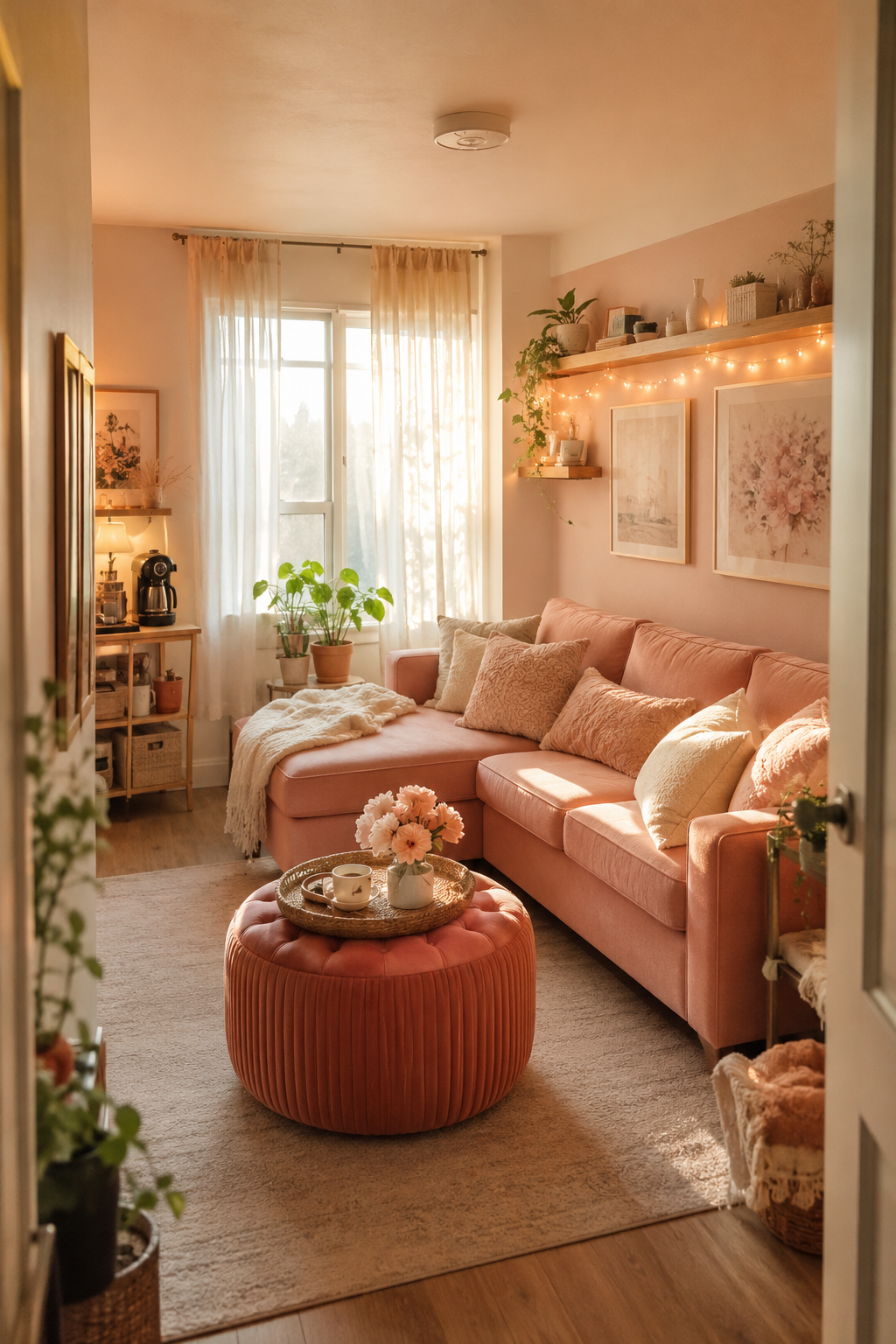 24 Pink Living Room Design Ideas for Women Who Love a Soft and Stylish Home — inspiration 8 of 24