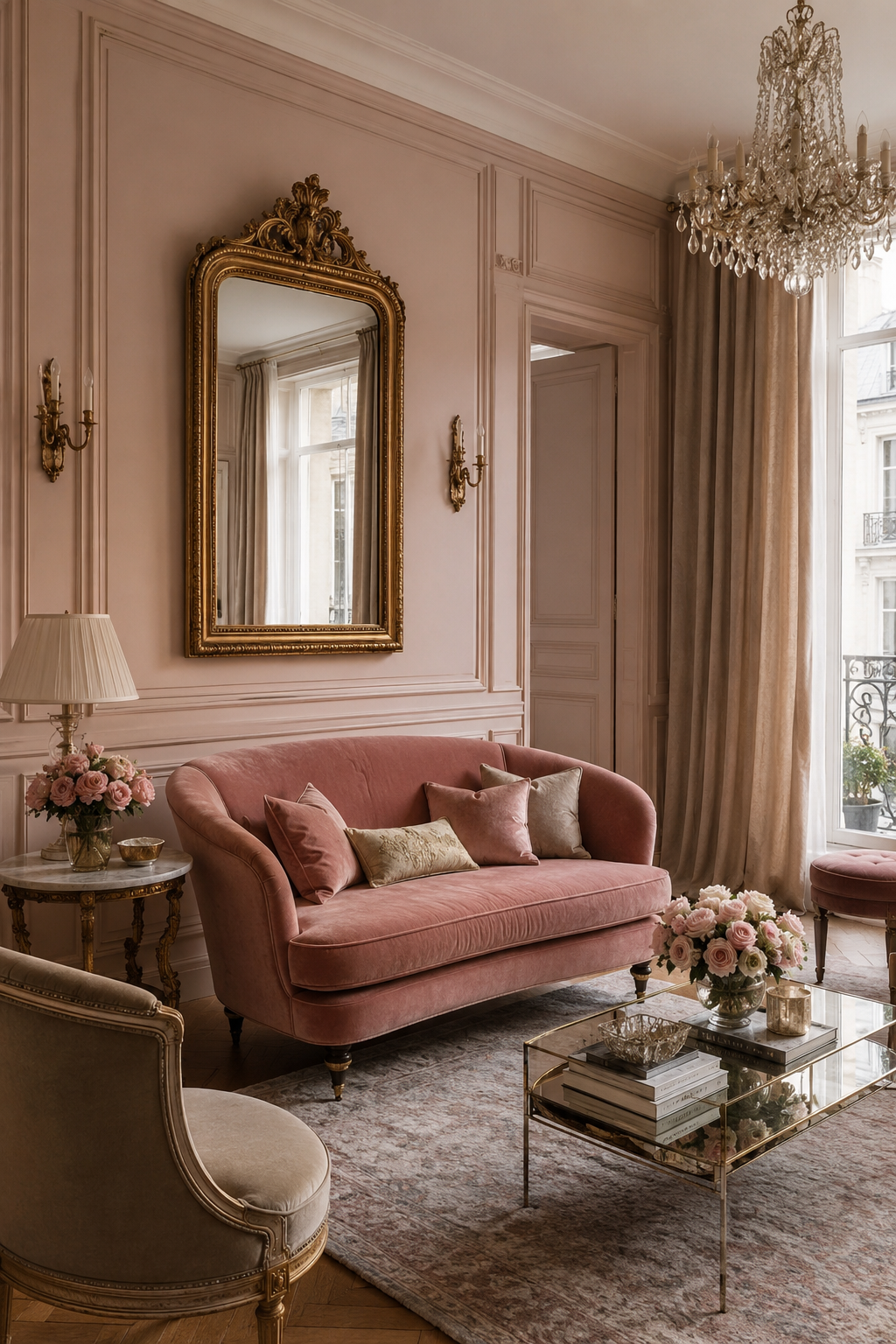 24 Pink Living Room Design Ideas for Women Who Love a Soft and Stylish Home — inspiration 2 of 24