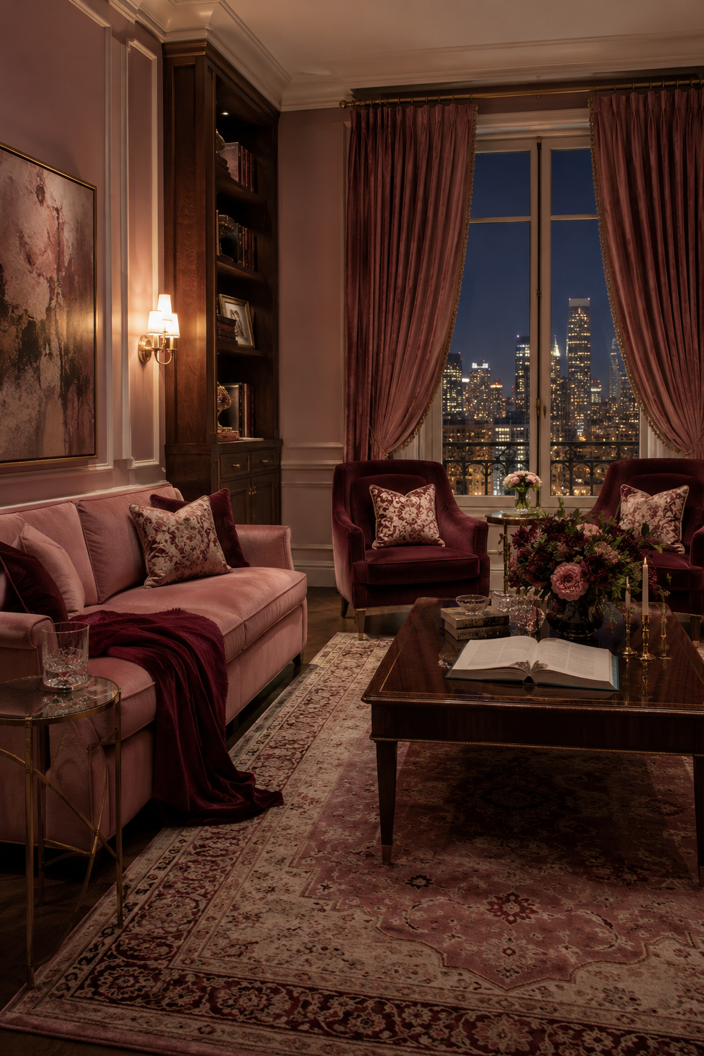 24 Pink Living Room Design Ideas for Women Who Love a Soft and Stylish Home — inspiration 15 of 24
