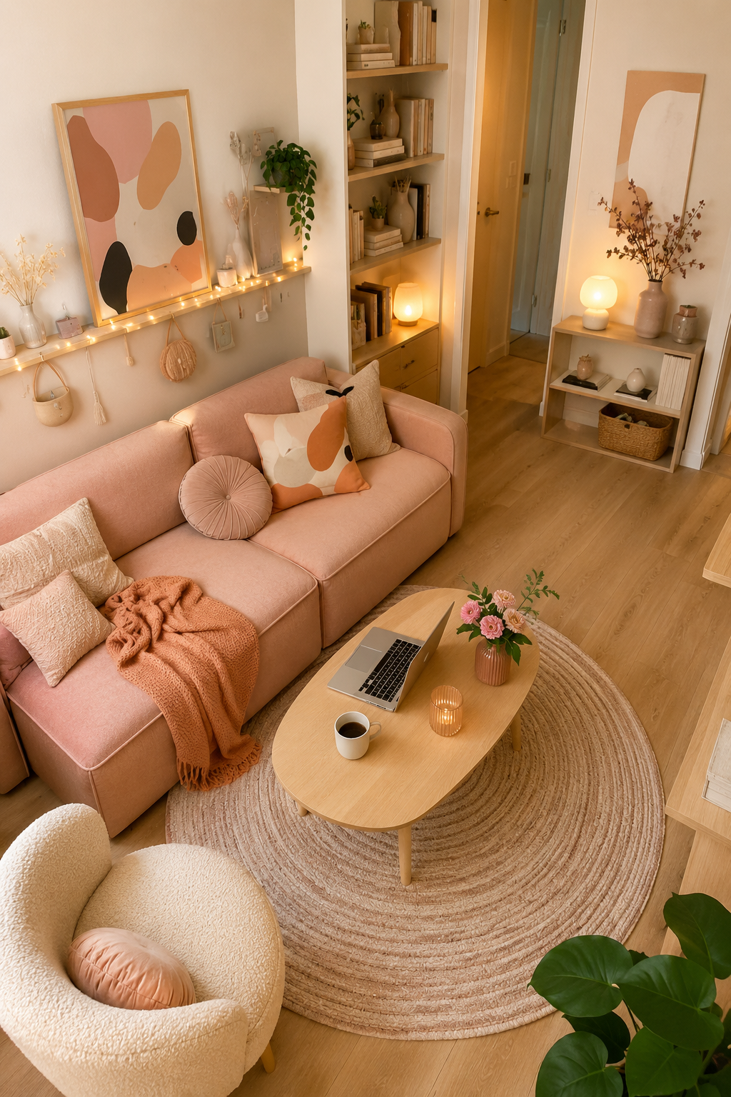 24 Pink Living Room Design Ideas for Women Who Love a Soft and Stylish Home — inspiration 16 of 24
