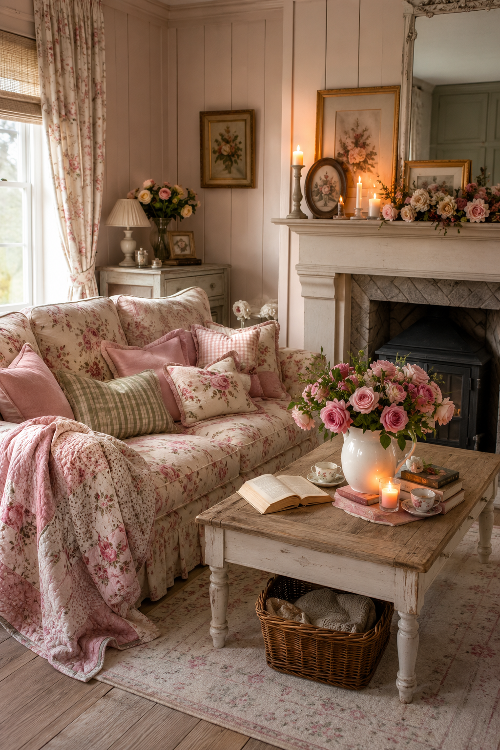 24 Pink Living Room Design Ideas for Women Who Love a Soft and Stylish Home — inspiration 11 of 24
