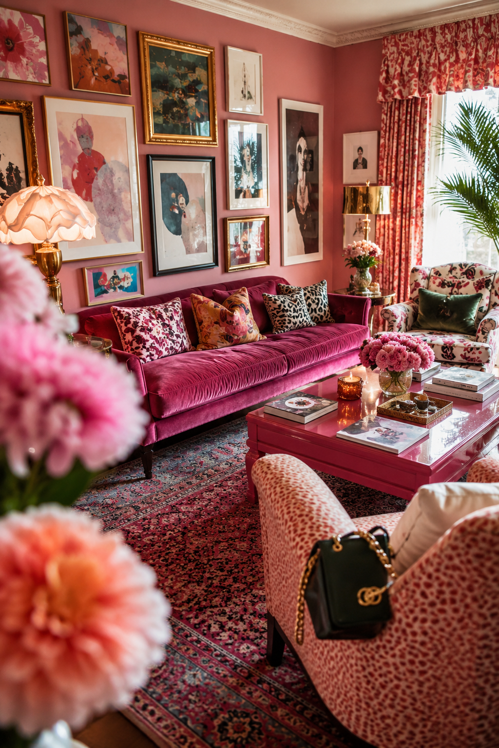 24 Pink Living Room Design Ideas for Women Who Love a Soft and Stylish Home — inspiration 13 of 24