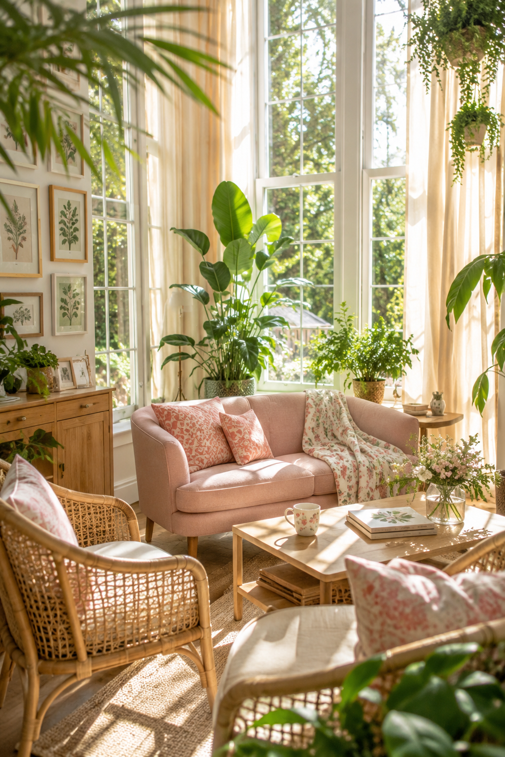 24 Pink Living Room Design Ideas for Women Who Love a Soft and Stylish Home — inspiration 23 of 24