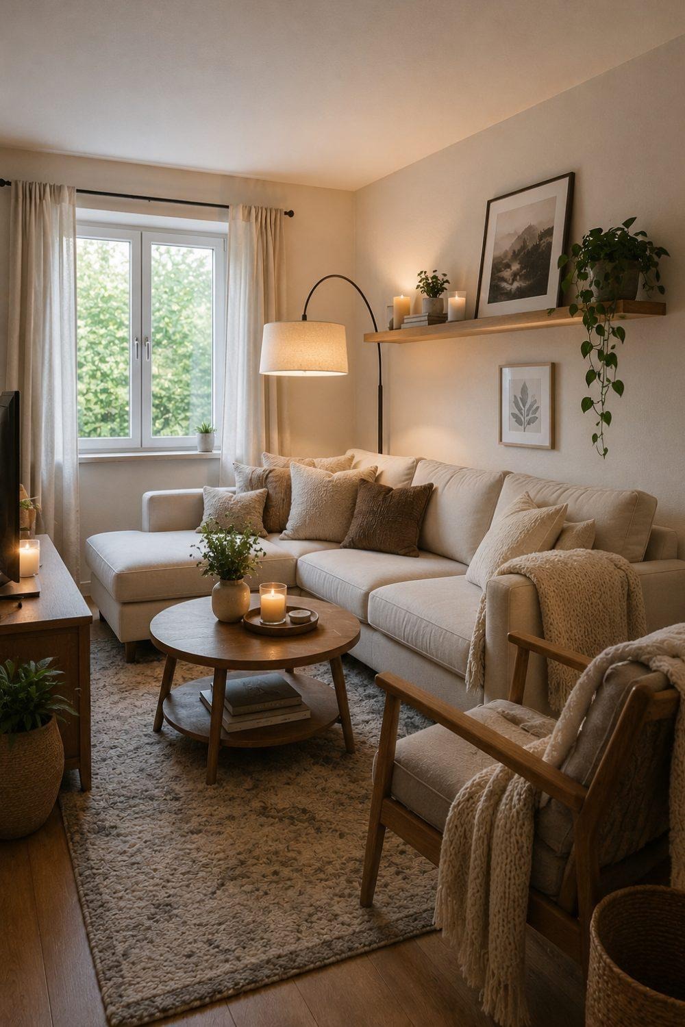 Warmly Styled 76 Cozy Living Room Design Ideas — inspiration 3 of 76