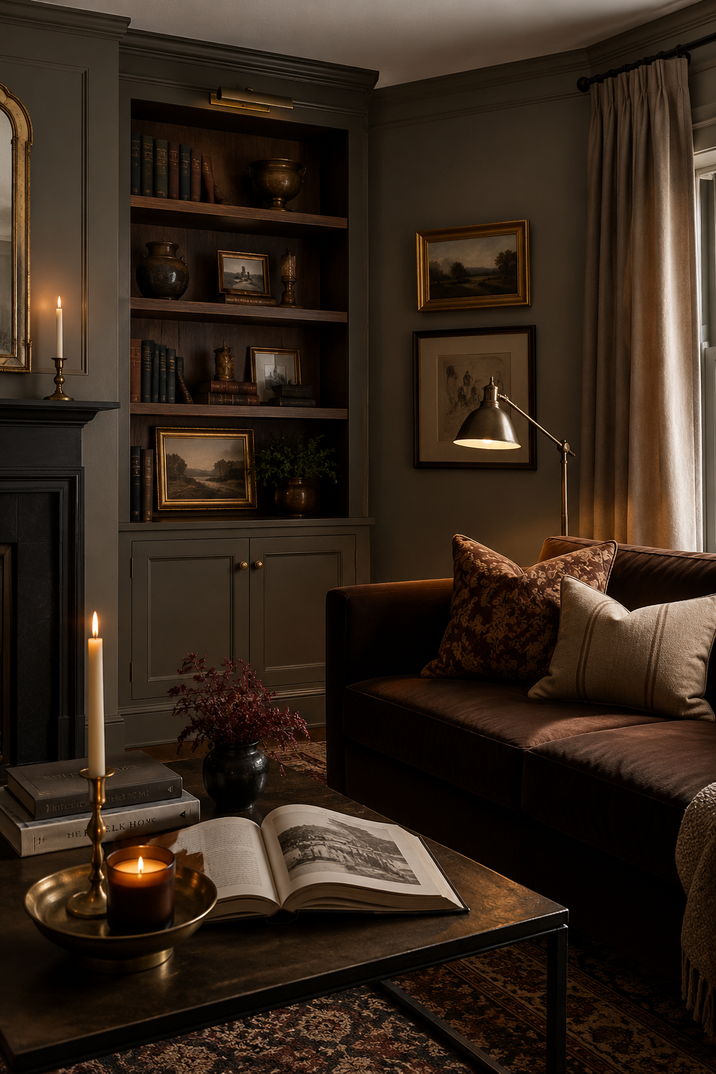 23 Built-In Shelf Living Room Ideas with Cozy Styled Details — inspiration 2 of 23