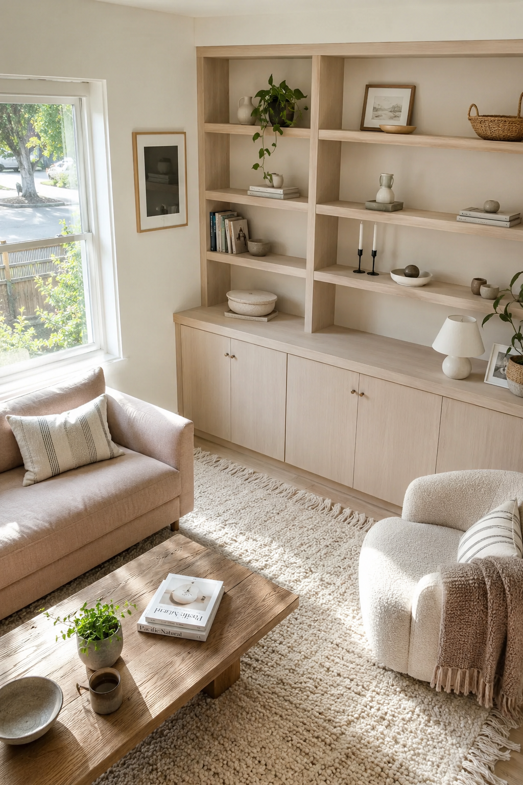 23 Built-In Shelf Living Room Ideas with Cozy Styled Details — inspiration 3 of 23