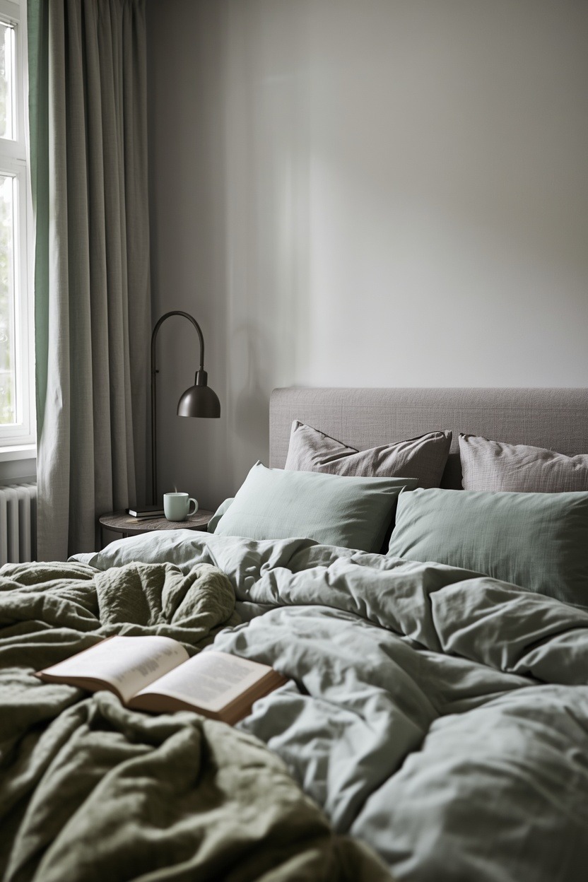 When Gray and Green Bedrooms Start Making the Whole Room Feel Finished — inspiration 2 of 17