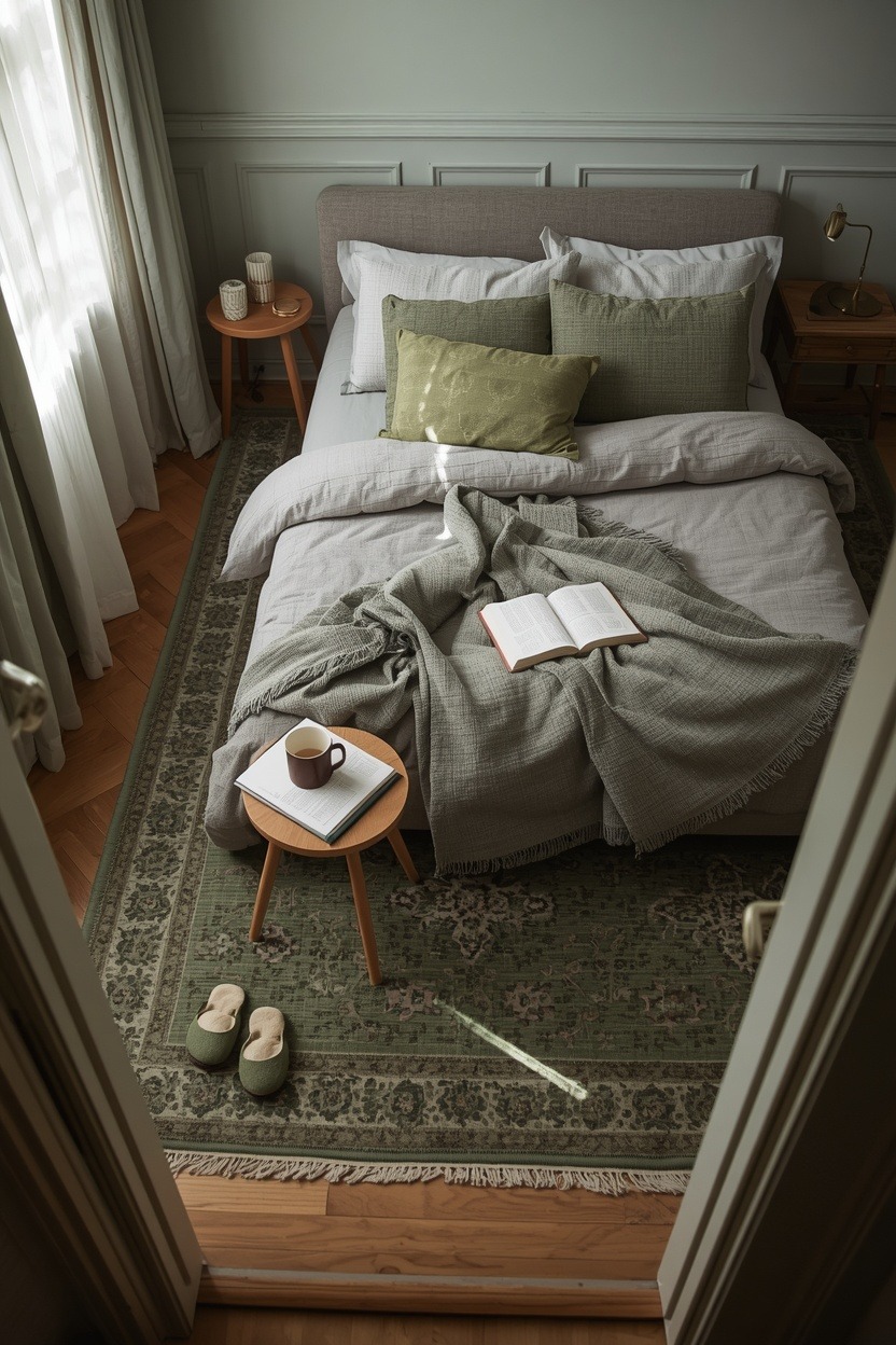 When Gray and Green Bedrooms Start Making the Whole Room Feel Finished — inspiration 8 of 17