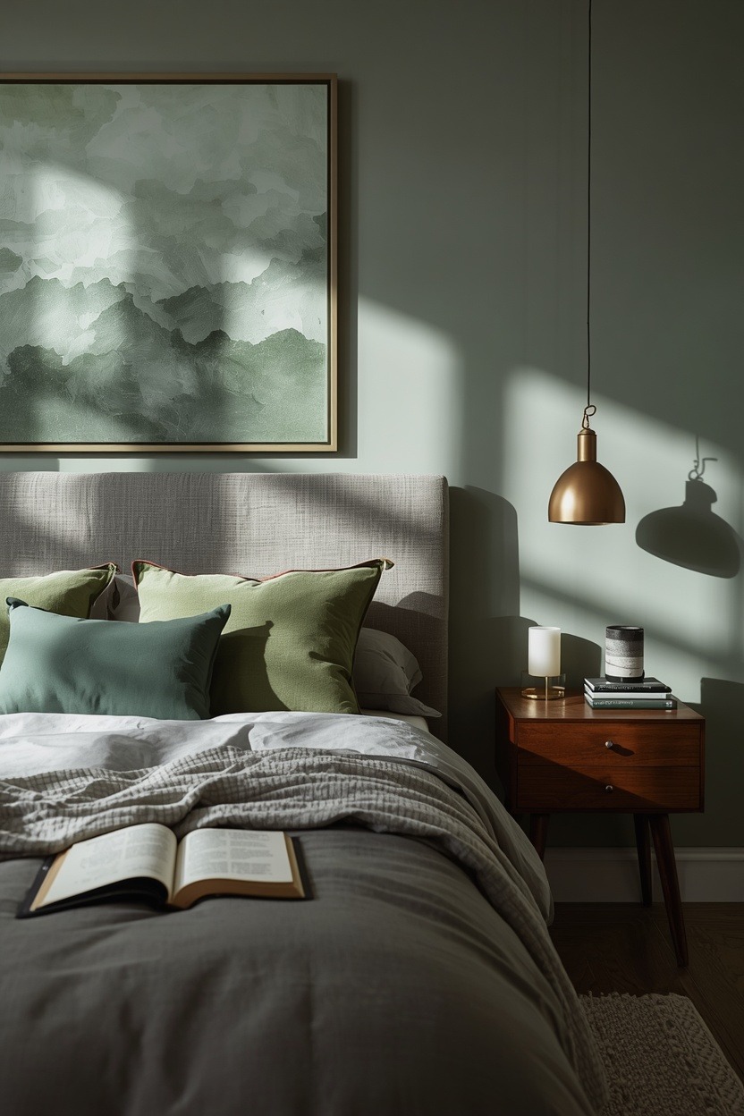 When Gray and Green Bedrooms Start Making the Whole Room Feel Finished — inspiration 9 of 17