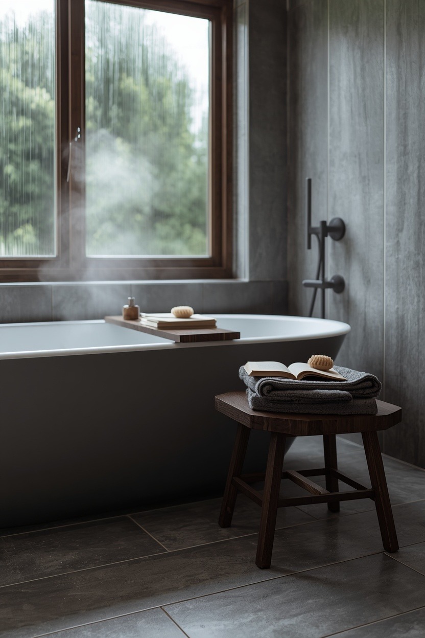 Slate Gray & Dark Walnut 20 Bathroom Ideas for a Finished Bathroom Look — inspiration 15 of 21